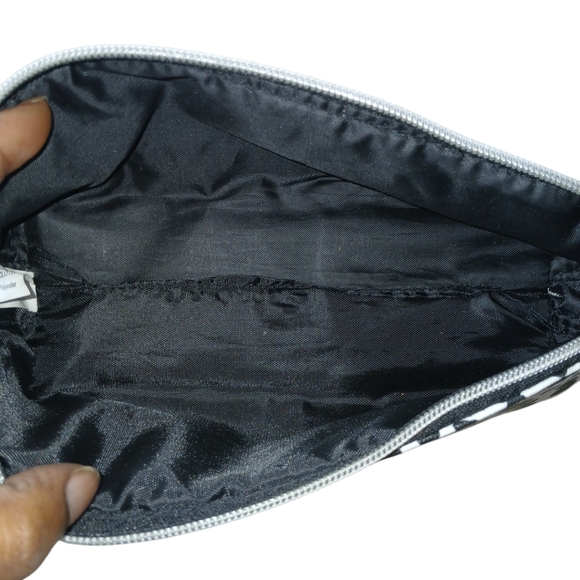 Isaac Mizrahi Black and White Cosmetic Bag - Picture 4 of 4